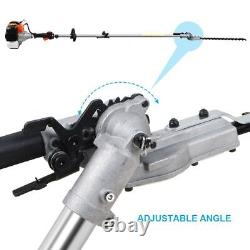 52cc 5 in1 Hedge Trimmer Multi Tool Petrol Strimmer Brush Cutter Garden Chainsaw