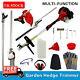 52cc 5 In 1 Garden Multi Tool Strimmer Petrol Hedge Trimmer Chainsaw Brushcutter