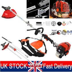 52cc Brush Cutter 5in1 Pole Saw Hedge Trimmer Weed Wacker Eater Garden Yard Tool