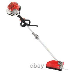 52cc Brush Cutter 5in1 Pole Saw Hedge Trimmer Weed Wacker Eater Garden Yard Tool