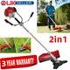 52cc Grass Trimmer 2 In 1 Grass Strimmer Brush Cutter Petrol Garden Yard Uk