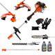 52cc Multi Function 5 In 1 Garden Tool Brush Cutter, Grass Trimmer, Chainsaw