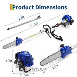 52cc Multi Function Garden Tool Brush Cutter, Grass Trimmer, Chainsaw