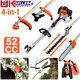 52cc Multi Garden Tool Hedge Trimmer Petrol Grass Strimmer Brush Cutter Chainsaw