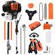 52cc Multi Tool Long Reach Hedge Grass Trimmer Petrol Brush Cutter Chainsaw 4in1