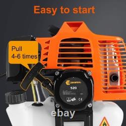 52cc Multi Tool Petrol Strimmer Garden Brush Cutter Grass Line Trimmer 2-Stroke