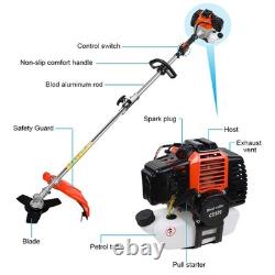 52cc Petrol 5-in-1 Garden Multi Tool Grass Trimmer Brush Cutter Chainsaw Pruner