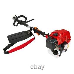 52cc Petrol 5-in-1 Garden Multi Tool Grass Trimmer Brush Cutter Chainsaw Pruner