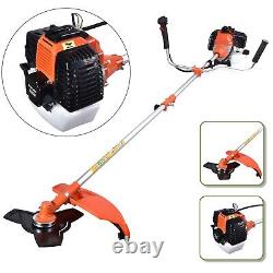 52cc Petrol Brush Cutter 2 in 1 Garden Grass Line Trimmer 2-Stroke Engine