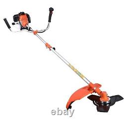 52cc Petrol Brush Cutter 2 in 1 Garden Grass Line Trimmer 2-Stroke Engine