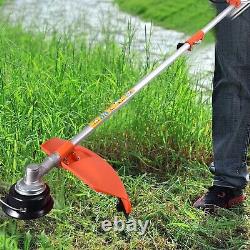 52cc Petrol Brush Cutter 2 in 1 Garden Grass Line Trimmer 2-Stroke Engine