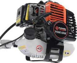 52cc Petrol Garden Brush Cutter, Grass Line Trimmer 107L x 28W cm 2.2kW 7500 RPM