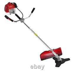 52cc Petrol Garden Brush Cutter Grass Trimmer 2 in 1 Petrol Cutting Tools UK