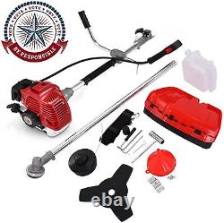 52cc Petrol Garden Brush Cutter Grass Trimmer 2 in 1 Petrol Cutting Tools UK