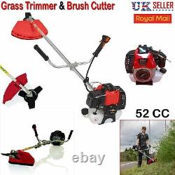 52cc Petrol Gasoline Engine Grass Blade Strimmer Trimmer Brush Cutter Garden Kit