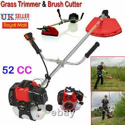 52cc Petrol Gasoline Engine Grass Strimmer Trimmer Brush Cutter Blade Garden Kit