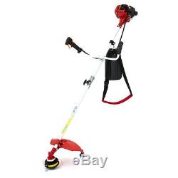 52cc Petrol Lightweight Grass Lawn Edge Weed Strimmer & Brushcutter Cordless