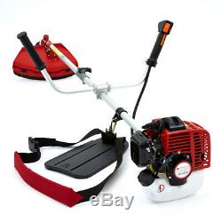 52cc Petrol Lightweight Grass Lawn Edge Weed Strimmer & Brushcutter Cordless