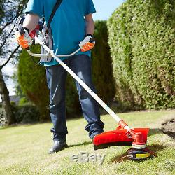 52cc Petrol Lightweight Grass Lawn Edge Weed Strimmer & Brushcutter Cordless