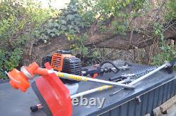 52cc Petrol Multi 5 in 1 Garden Tool Brush Cutter Chainsaw Pruner Grass Strimmer