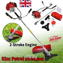 52cc Petrol Multi Function 2 in 1 Garden Tool Brush Cutter Grass Trimmer UK