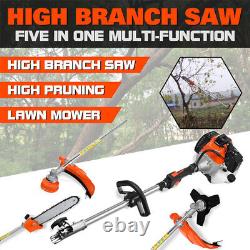 52cc Petrol Multi Function Garden Tool Brush Cutter Grass Line Trimmer Chainsaw