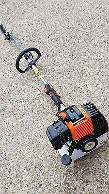 52cc Petrol Multi Tool Long Reach Hedge Trimmer Brushcutter Strimmer Chainsaw