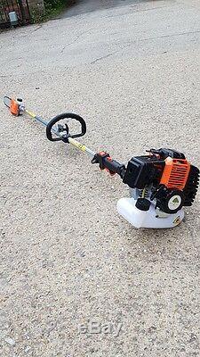 52cc Petrol Multi Tool Long Reach Hedge Trimmer Brushcutter Strimmer Chainsaw