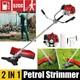 52cc Petrol Strimmer 2 Stroke Garden Grass Trimmer Brush Cutter Multi Tool Kit