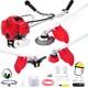 52cc Petrol Strimmer Brush Cutter Garden Grass Trimmer With 2 Stroke Engine