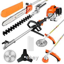 52cc Petrol Strimmer Multi Function 5 in 1 Tool Set Brush Cutter Grass Trimmer