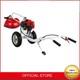 52cc Petrol Wheeled Brush Cutter 2 In 1 Trolley Split Shaft Handles Grass New