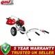 52cc Petrol Wheeled Brush Cutter Trimmer Heavy Duty Handles 2 In 1 Professional