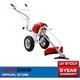 52cc Petrol Wheeled Brush Cutter Trolley 2-stroke Handles Red 7500rpm Heavy Duty