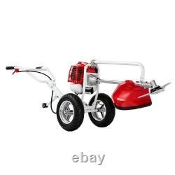 52cc Petrol Wheeled Brush Cutter high-performance Grass Split Shaft 2-Stroke