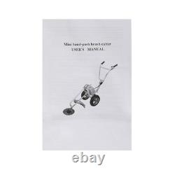 52cc Petrol Wheeled Brush Cutter high-performance Grass Split Shaft 2-Stroke