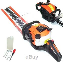 55448 Petrol Hedge Trimmer 26cc 600mm Blades Brush Cutter Blade Double Sided
