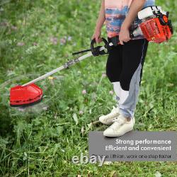5 In 1 Petrol Brush Cutter Strimmer Grass Trimmer Garden 52Cc 2 Stroke Kit Uk