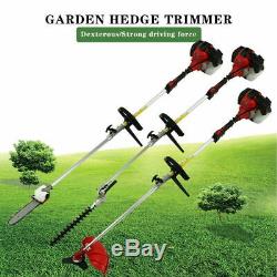 5 in1 52cc Hedge Trimmer Multi-Tools Petrol Strimmer Chainsaw Garden Brushcutter