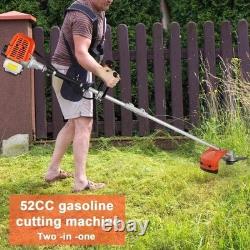 5 in 1 52cc Petrol Garden Multi Tool Brush Cutter Strimmer Hedge