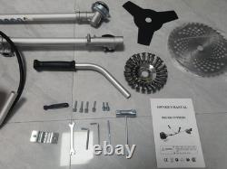 5 in 1 52cc Petrol Garden Multi Tool Brush Cutter Strimmer Hedge