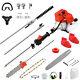 5 In 1 52cc Petrol Hedge Trimmer Chainsaw Brush Cutter Pole Saw Outdoor Tools Uk