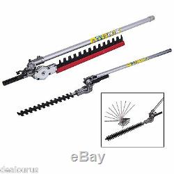 5 in 1 E-START Multi Function Garden Tool Petrol Strimmer Hedge Chainsaw Trimmer