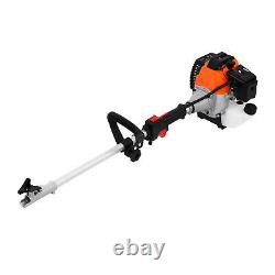 5 in 1 Hedge Trimmer Tool 52CC Petrol Strimmer Brush Cutter Garden Chainsaw