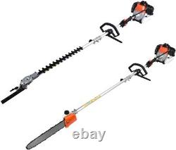 5 in 1 Petrol Brush Cutter Grass Trimmer Garden Multi Tool with Extension Pole