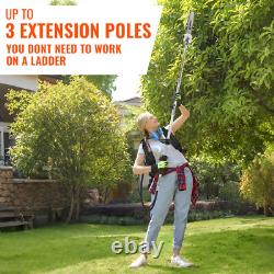 5-in-1 Petrol Strimmer 52cc Brush Cutter Garden Grass Line Trimmer 2-Stroke Tool