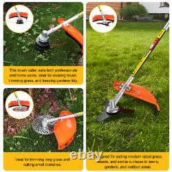 5-in-1 Petrol Strimmer 52cc Brush Cutter Garden Grass Line Trimmer Two-Stroke UK