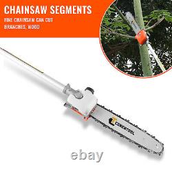 5in1 Petrol Strimmer 52cc Brush Cutter Garden Grass Trimmer 2-Stroke Backpack UK