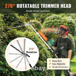 6in1 Gas Trimming Tool Multi Functional Hedge Trimmer Weed Eater Brush Cutter