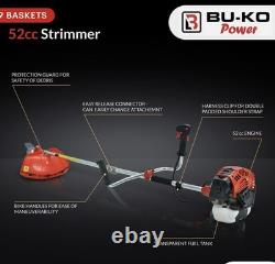 BU-KO 3in1 Garden Multi Tool Brush Cutter 3T 52cc Petrol, Minor Part Missing